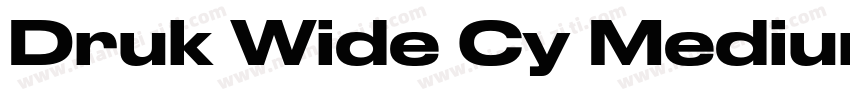 Druk Wide Cy Medium Regular字体转换